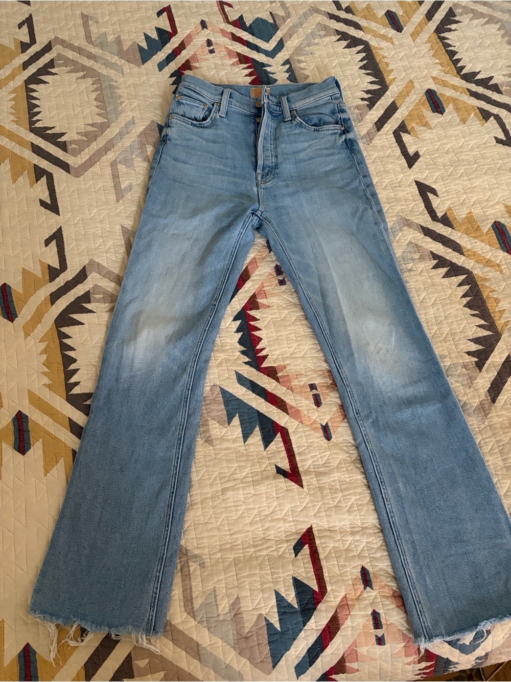 Mother Denim Tripper Ankle Fray
